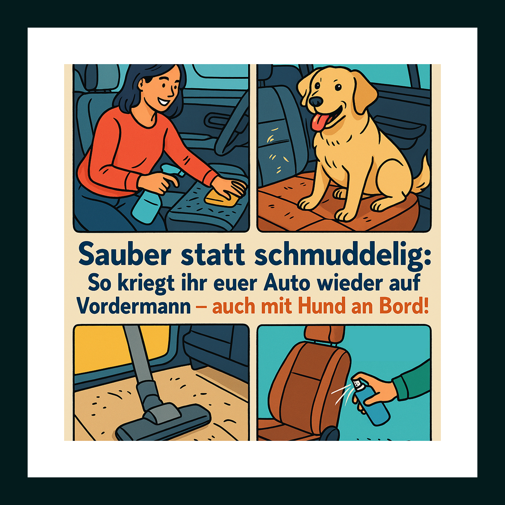 DIY Autoinnenreinigung: Sauber statt schmuddelig: So kriegt ihr euer Auto wieder auf Vordermann