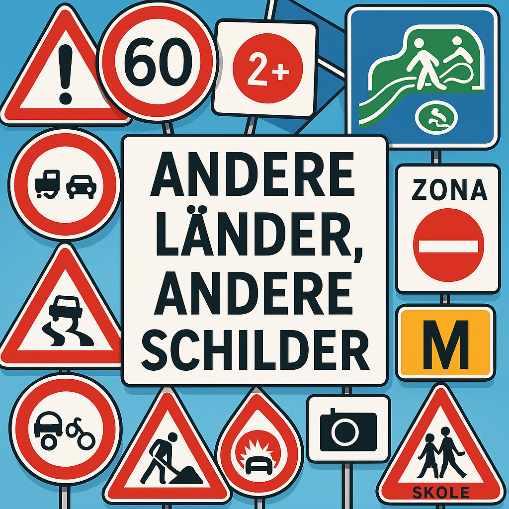 Verkehrsschilder im Ausland