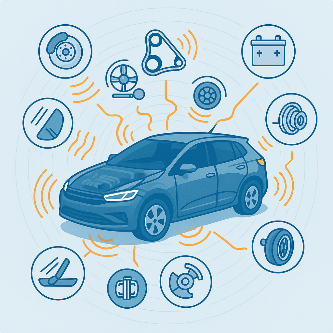 Geräusche im Auto: erkennen, einordnen