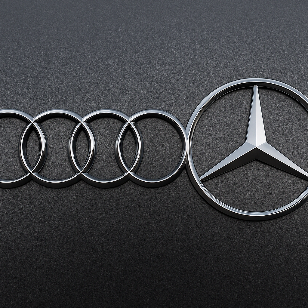 Audi und Mercedes Benz