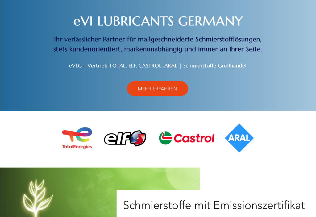 Vertrieb TOTAL ELF CASTROL ARAL Schmierstoffe Großhandel