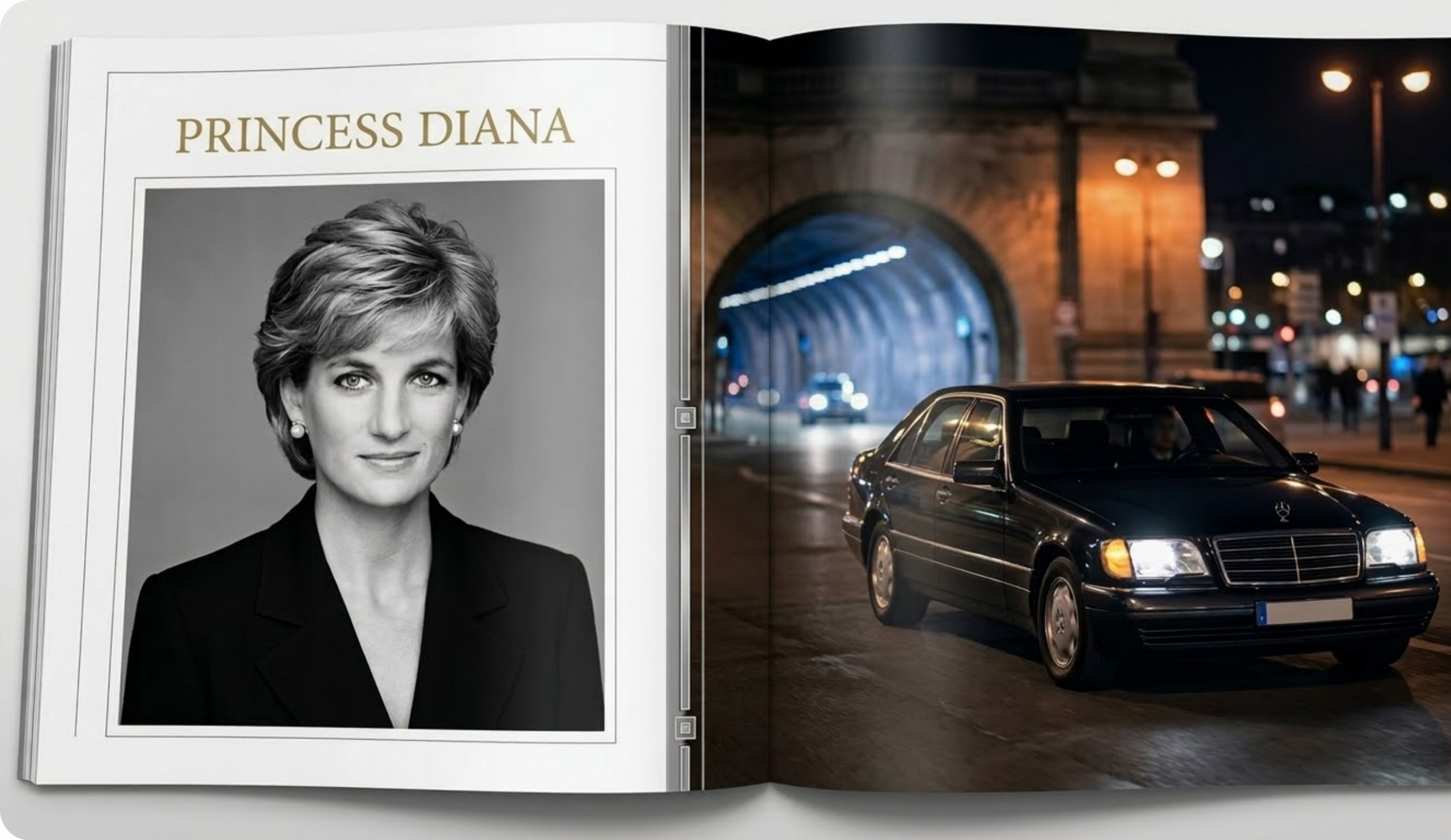 Lady Diana und der verschwundene Mercedes oder eine Tragödie, ein W140 und ein Wrack, das sich bis heute der Öffentlichkeit entzieht