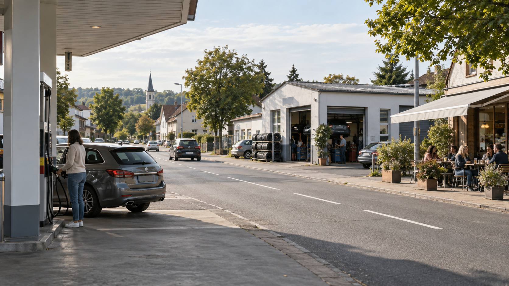 Hohe Spritpreise an der Zapfsäule. fahren wir jetzt wirklich weniger Auto