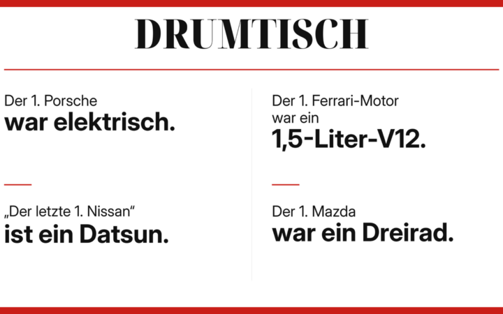 Beim ersten Mal war es am schönsten, aber wo bist du geblieben Oder Das erste Auto