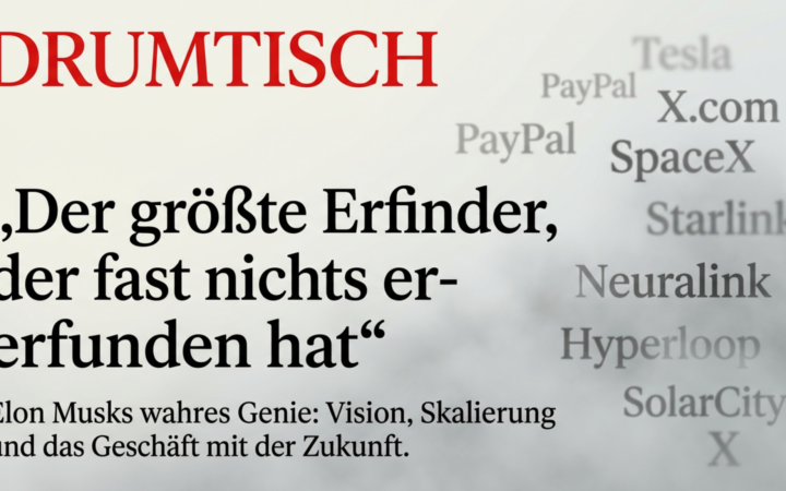 Elon Musk der größte Erfinder der fast nichts erfunden hat