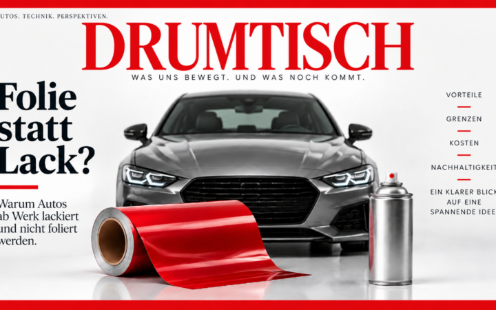 Folie statt Lack: Warum Autos ab Werk lackiert werden