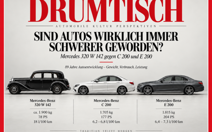 89 Jahre Mercedes, sind Autos wirklich immer schwerer geworden?
